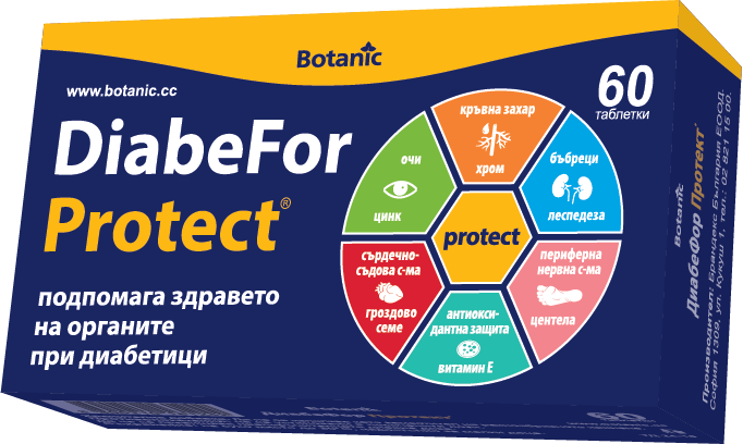 Диабефор протект, диабет, усложнения при диабет, антиоксиданти